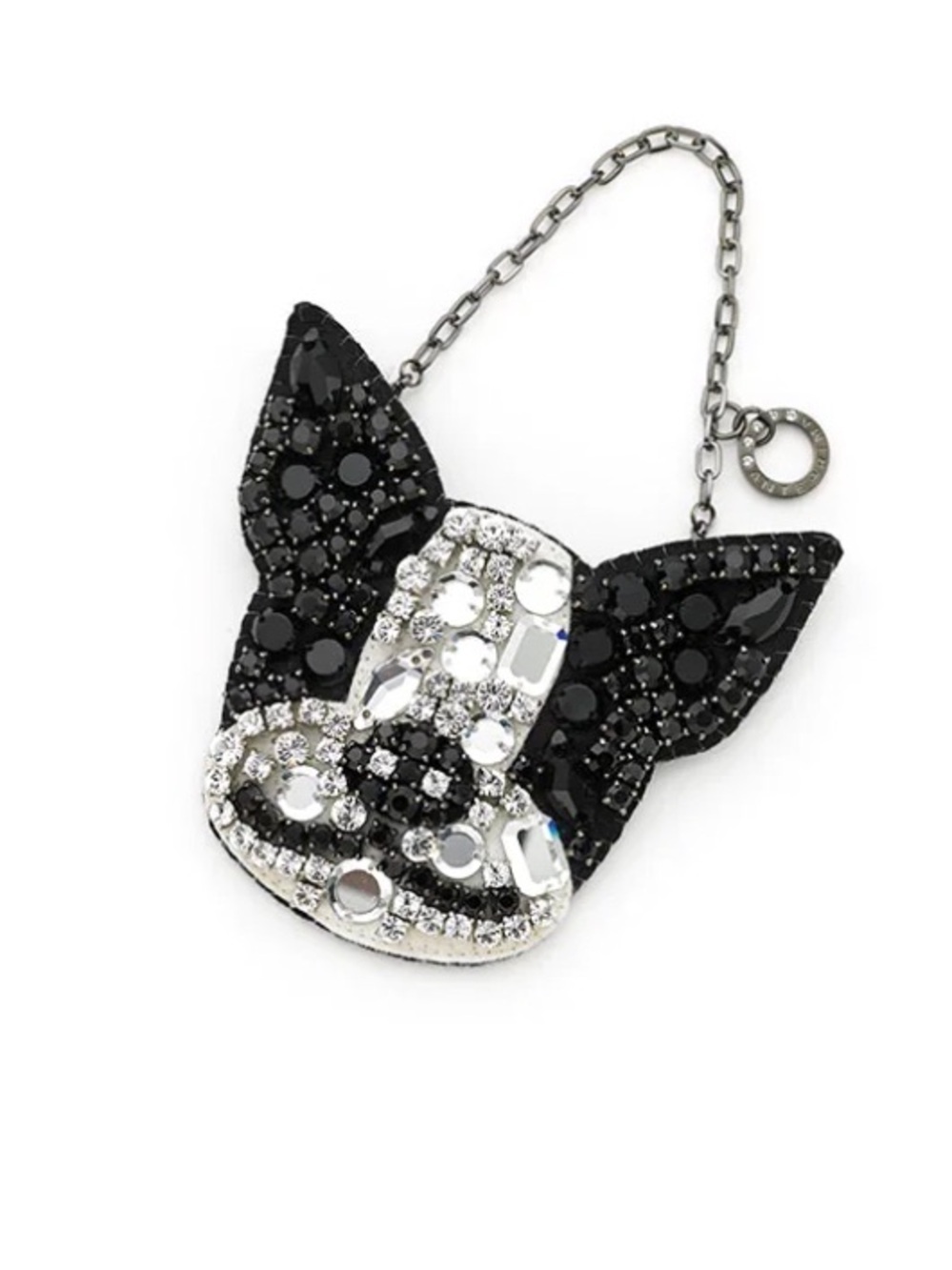 ANTEPRIMA Luminosa French Bulldog Bag Charm or Brooch Pin - EUC - Picture 1 of 10